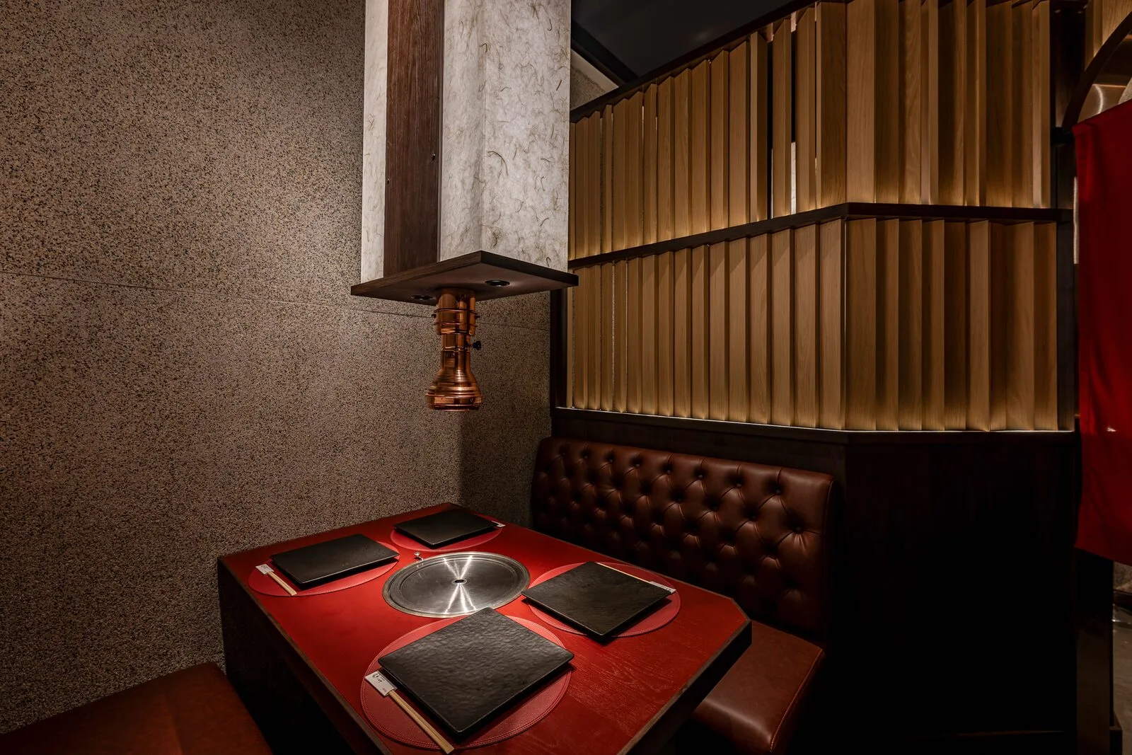 The dining space at Premium Yakiniku Ineya